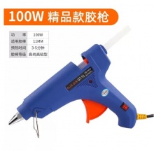 热熔胶枪家用手工儿童DIY制作胶棒工业级铜嘴高粘小号热溶胶水枪 精品款（100w）胶枪