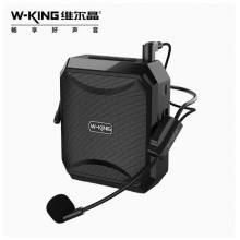维尔晶KS01小蜜蜂扩音器教师专用麦克风导游便携式教学讲课黑色有线